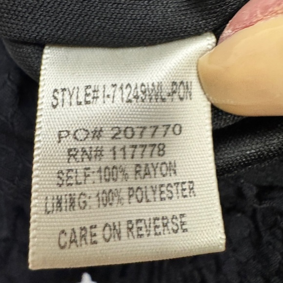 Love Stitch Boho Wrap Crochet Lace Bell Sleeve Jumpsuit Black - Picture 12 of 13